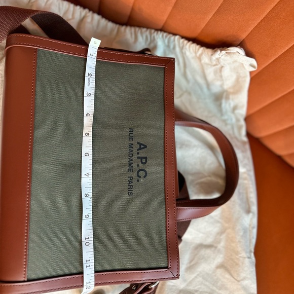 A.P.C. Khaki Camille Tote - Picture 3 of 7